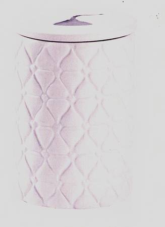 Quilted Kisses Small Canister & Lid