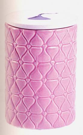 Quilted Kisses Small Canister & Lid