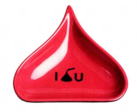 Sweet Kisses Tidbit Plate