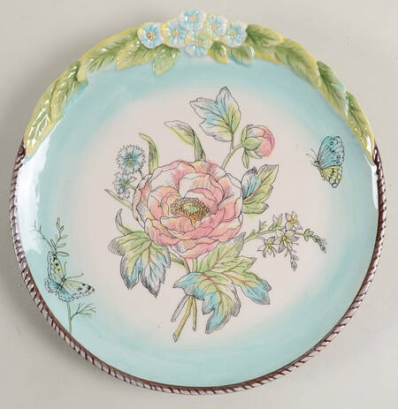 English Garden Accent Salad Plate
