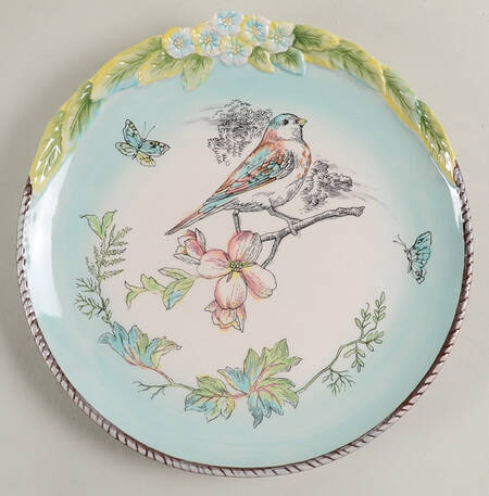 English Garden Accent Salad Plate