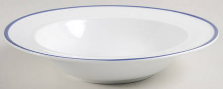 Bistro Blue Rim Soup Bowl