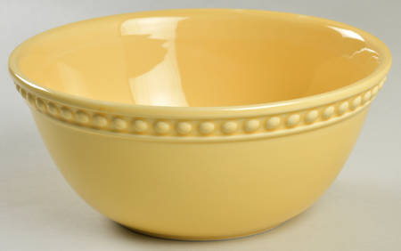 Delmar Mustard 7" Round Vegetable Bowl