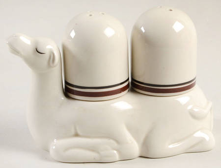 Camel (3 Pc) Salt & Pepper Tray Set