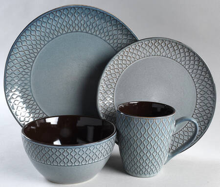Burrata Gray 4 Piece Place Setting