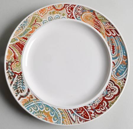 Paisley Salad Plate