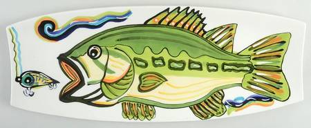 Fins Collection 17" Rectangular Tray