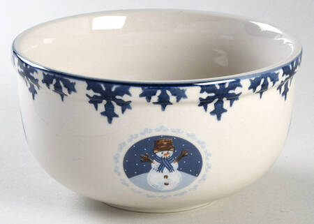 Cameo Snowman Coupe Cereal Bowl
