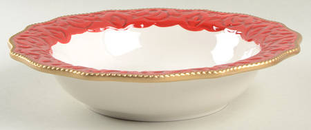 Renaissance Holiday Large Rim Soup Bowl