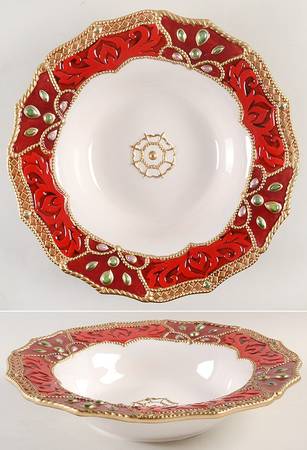 Renaissance Holiday 13" Round Serving Bowl