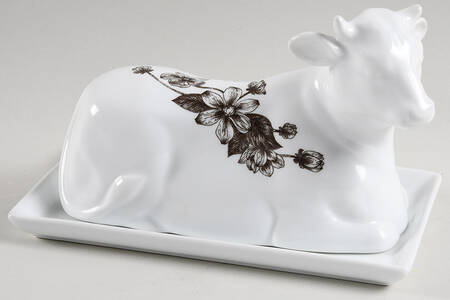 Farmstead Home 1/4 Pound Figural Covered Butter