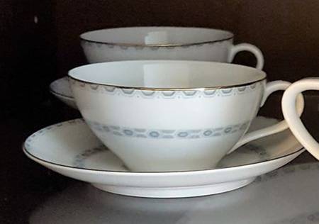 Granada Flat Cup & Saucer Set