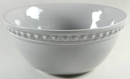 Delmar Gray 12" Large Salad Serving Bowl
