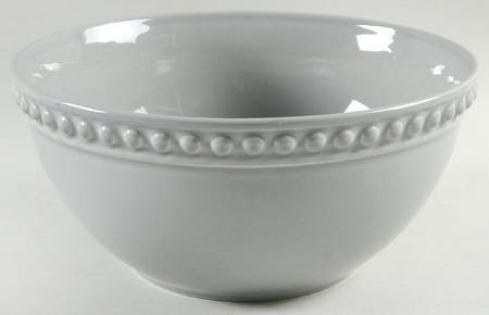 Delmar Gray 10" Large Salad Serving Bowl