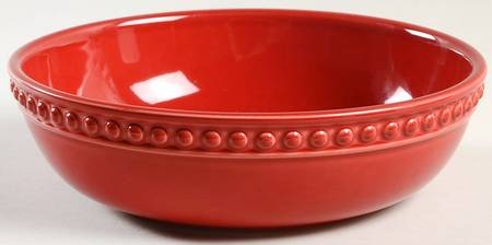 Delmar Red Individual Dinner Bowl