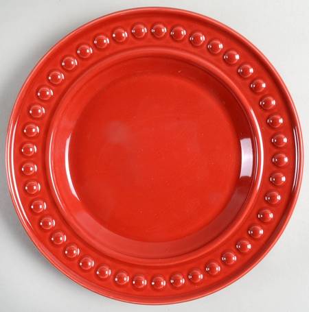 Delmar Red Salad Plate