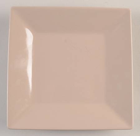 Whipped Cream Tan Salad Plate
