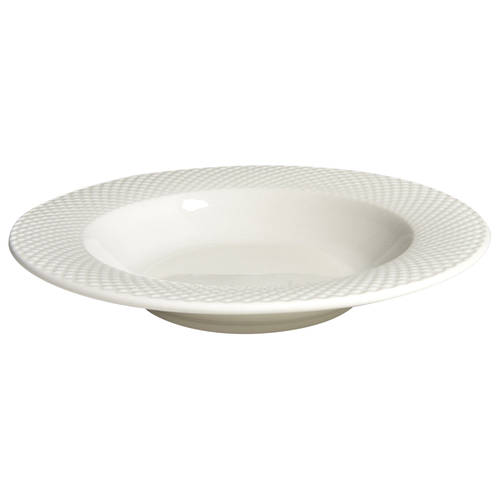Basket Weave Large Rim Soup Bowl