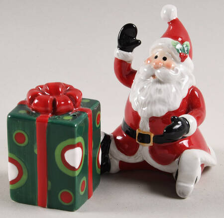 That's a Wrap Figural Salt & Pepper Set by Fitz & Floyd