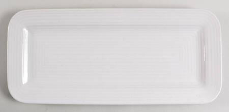 Farmstead White 14" Rectangular Serving Platter