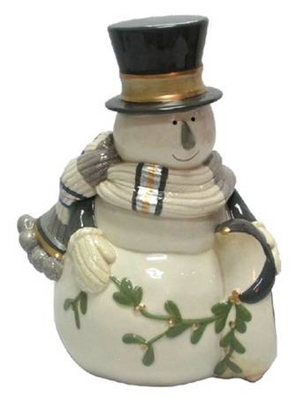 Mistletoe Merriment Cookie Jar & Lid