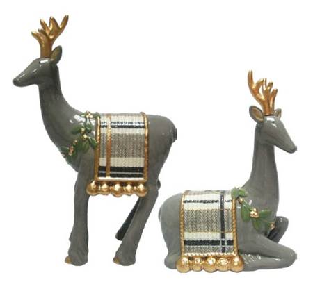 Mistletoe Merriment Candleholder Figural Set - Set of 2 (CANHF1 & CANHF2)