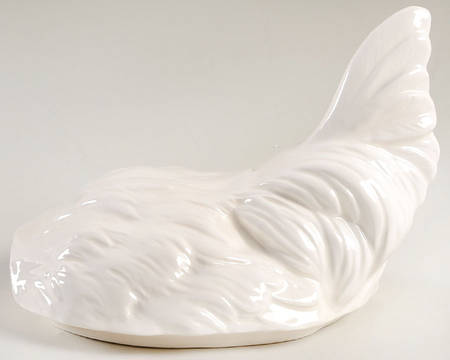Chicken White Lid for Gravy Boat