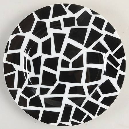 Terrazzo (Black on White) by Fitz &amp; Floyd