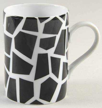Terrazzo (Black on White) Mug
