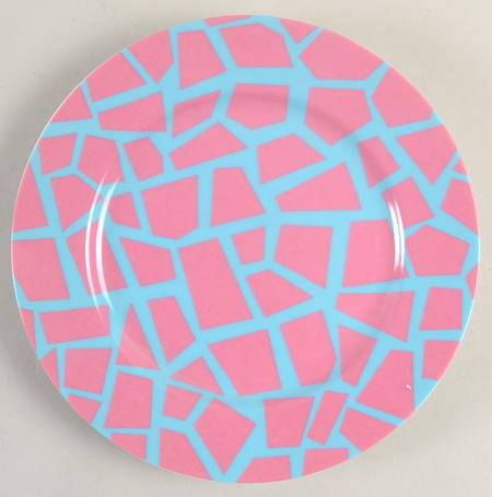 Terrazzo (Raspberry on Aqua) by Fitz &amp; Floyd