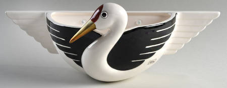 Imperial Crane 5" Wall Planter