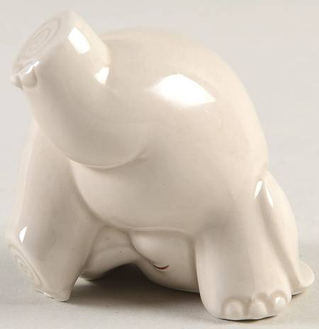 Elephant Elephant Tumbling Figurine Standing on Head