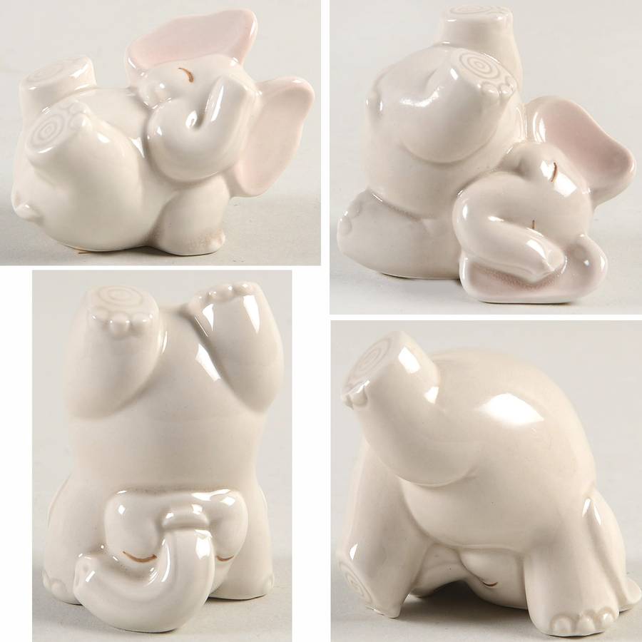 Elephant Elephant Tumbling Figurine - Set of 4