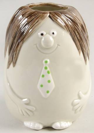 Bob, Carol, Ted, Alice 4" Vase