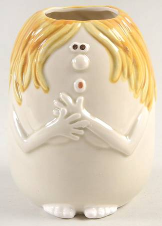 Bob, Carol, Ted, Alice 4" Vase