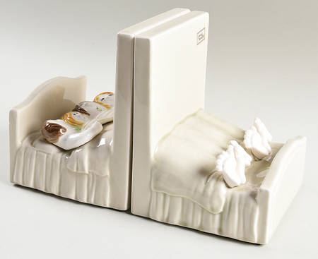 Bob, Carol, Ted, Alice China Bookend - Set of 2