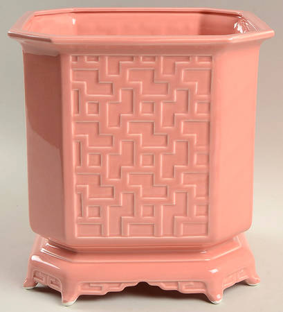 Chinese Square 9" Cachepot