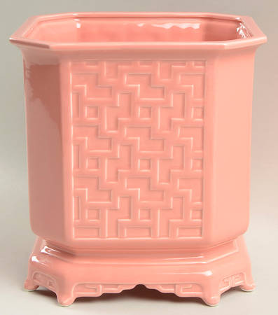 Chinese Square 8" Cachepot