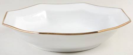 Etoile Blanche (White) Rim Soup Bowl