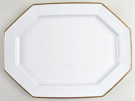 Etoile Blanche (White) 16" Oval Serving Platter