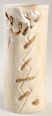 Darned 6" Vase