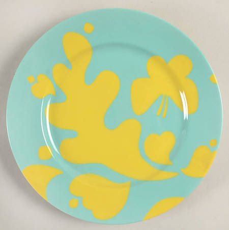 La Parisienne (Yellow on Turquoise) by Fitz &amp; Floyd