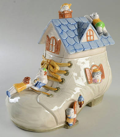 Old Woman in a Shoe by Fitz &amp; Floyd