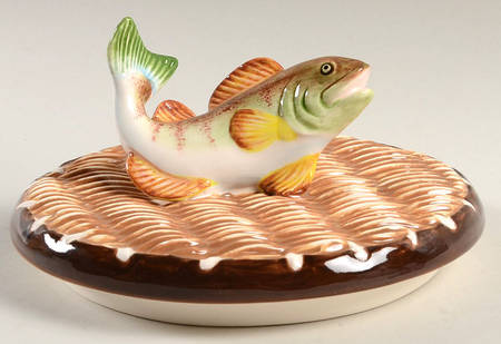 Fish Tales Lid for Round Vegetable