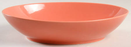 Total Color Spectrum Apricot (Round) 10" Oval Vegetable Bowl