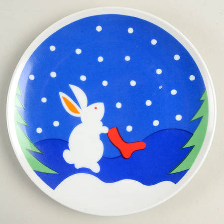 Variations-Animals in Snow Salad Plate