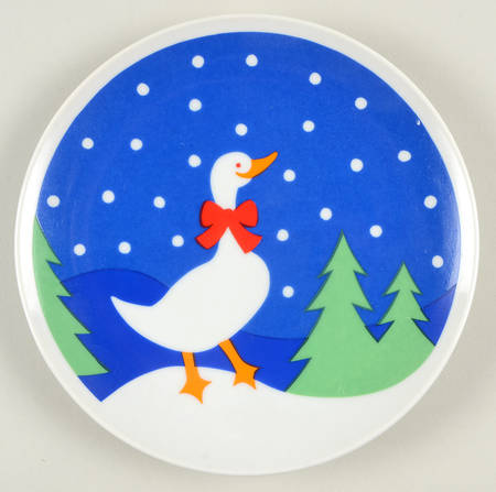 Variations-Animals in Snow Salad Plate