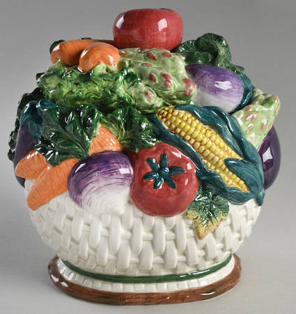 Gardener's Delight Cookie Jar & Lid
