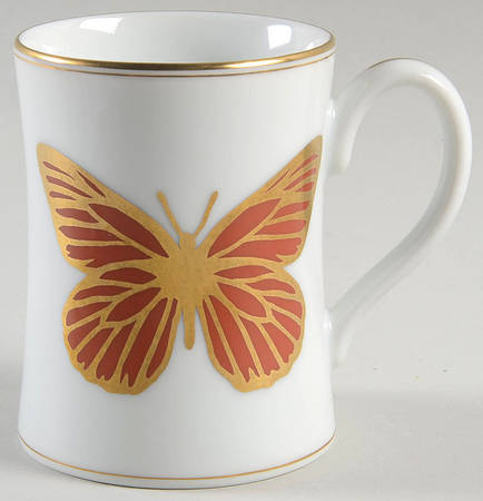 Golden Butterfly Mug