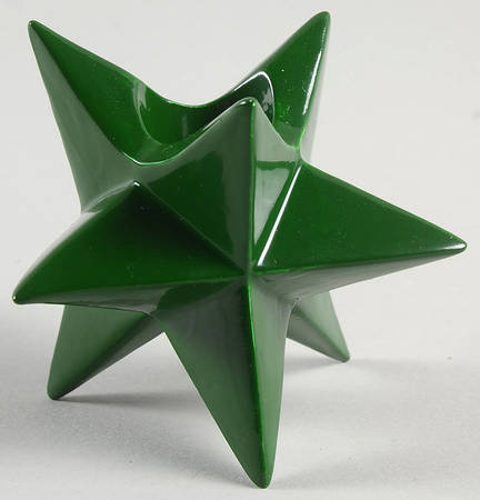 Christmas Star Figural Candlestick